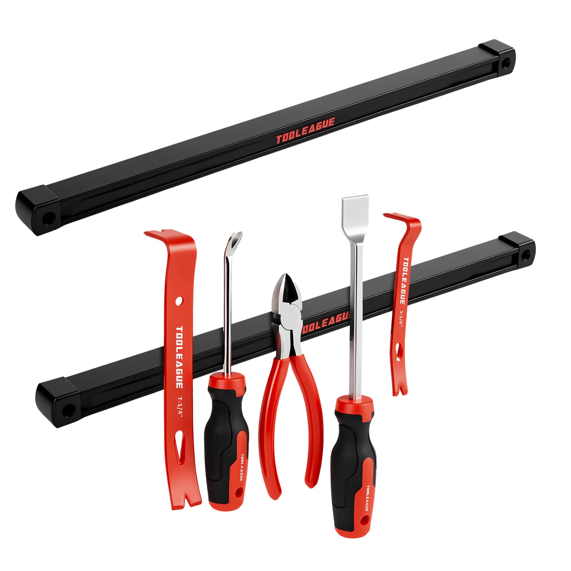 TOOLEAGUE 17" Double Sided Magnetic Tool Holder, Magnetic Tool Bar, 110LB