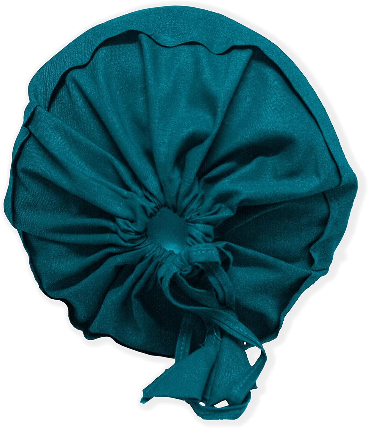 2 Pcs Cervical Neck Roll Pillow Cover with Drawstring Closures Round Neck Roll Pillow Case Cotton Bolster Pillowcases for Cylindrical Cushion (Teal Blue, 4x16 inch (10x40 cm))