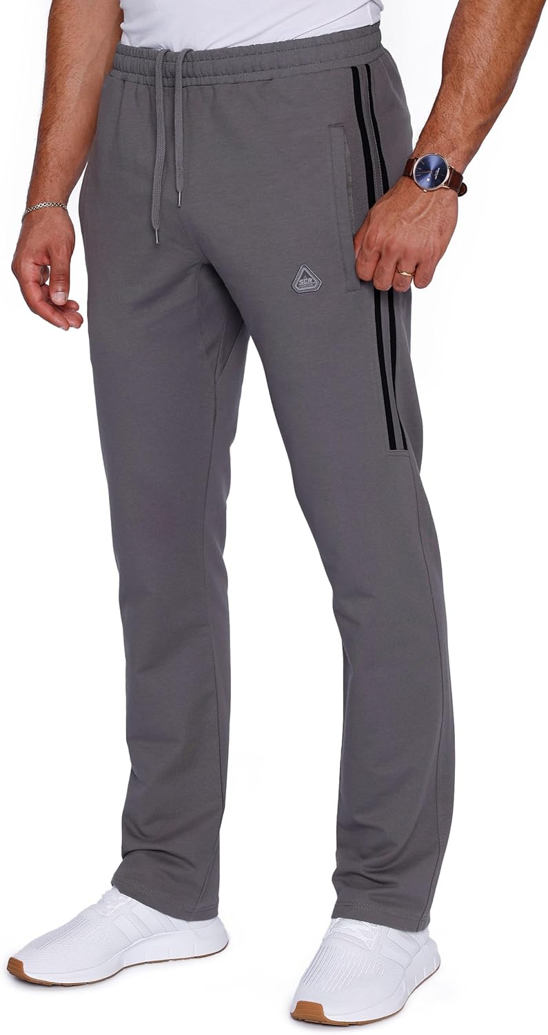 SCR Mens Sweatpants - Tall, Short Men's Athletic Sweat Pants - 30, 32, 34, 36, 38 Inseam
