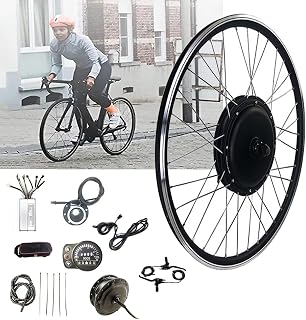 Electric Bike Conversion Kit Front Wheel 24V 250W Hub Motor Kit with LED900S Meter and Pedal Assist Sensor for Adults,24V/250W-700c