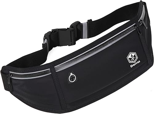 Miniatura 3 de Cangurera delgada para correr con cinturón para correr, soporte para teléfono para mujeres y hombres, riñonera para correr, senderismo, viajes,