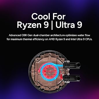 Cooler Master 360 Core II AIO Liquid CPU Cooler, Infinity Mirror ARGB