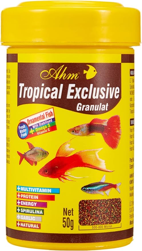 Ahm Tropical Exclusive Granulat 100 Ml Balık Yemi