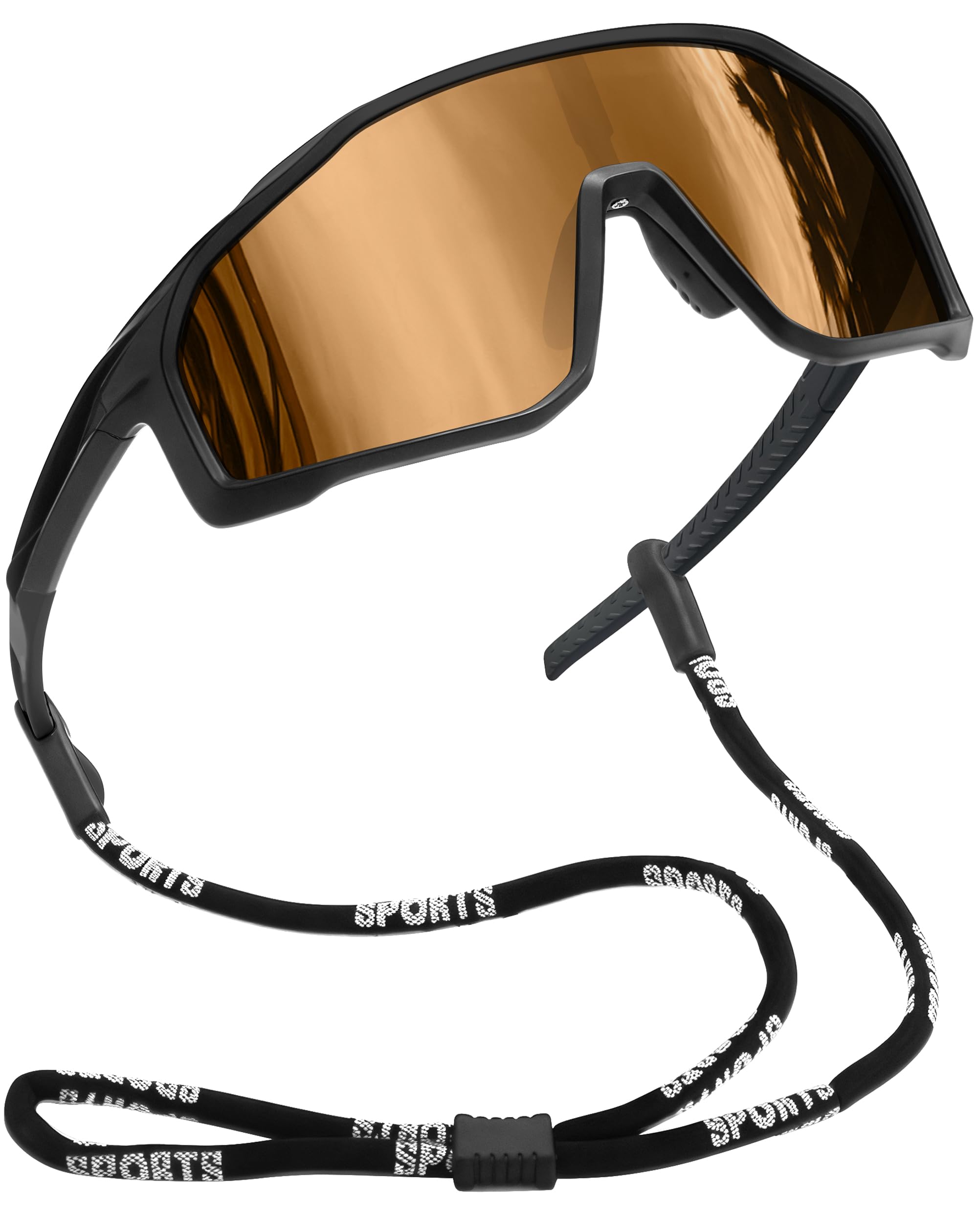 Joopin Gafas Ciclismo Hombre Polarizadas Envolventes Gafas de Sol Deportivas Mujer Montura TR90 Ligera Protección UV400 para Running Bicicleta Senderismo
