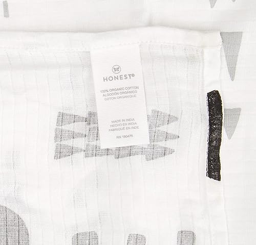 Miniatura 2 de HonestBaby Manta de algodón orgánico para bebé, floreciendo y floreciendo, talla única