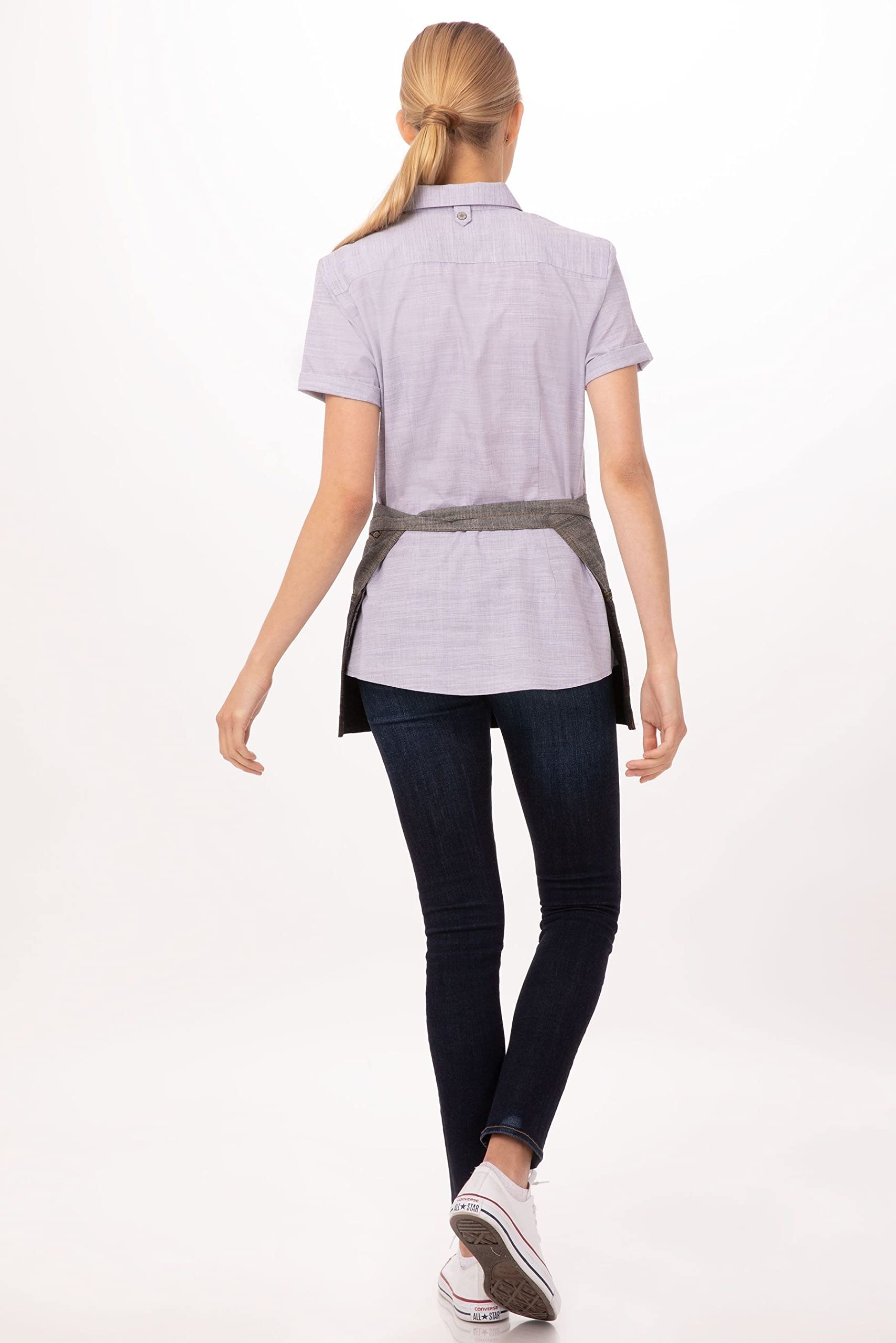 Chef Works Delantal unisex de cintura Manhattan