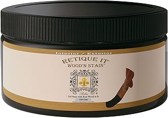 Retique It Wood'n Stain - Gel Stain with Liquid Wood (8 oz, 28 Old Oak)