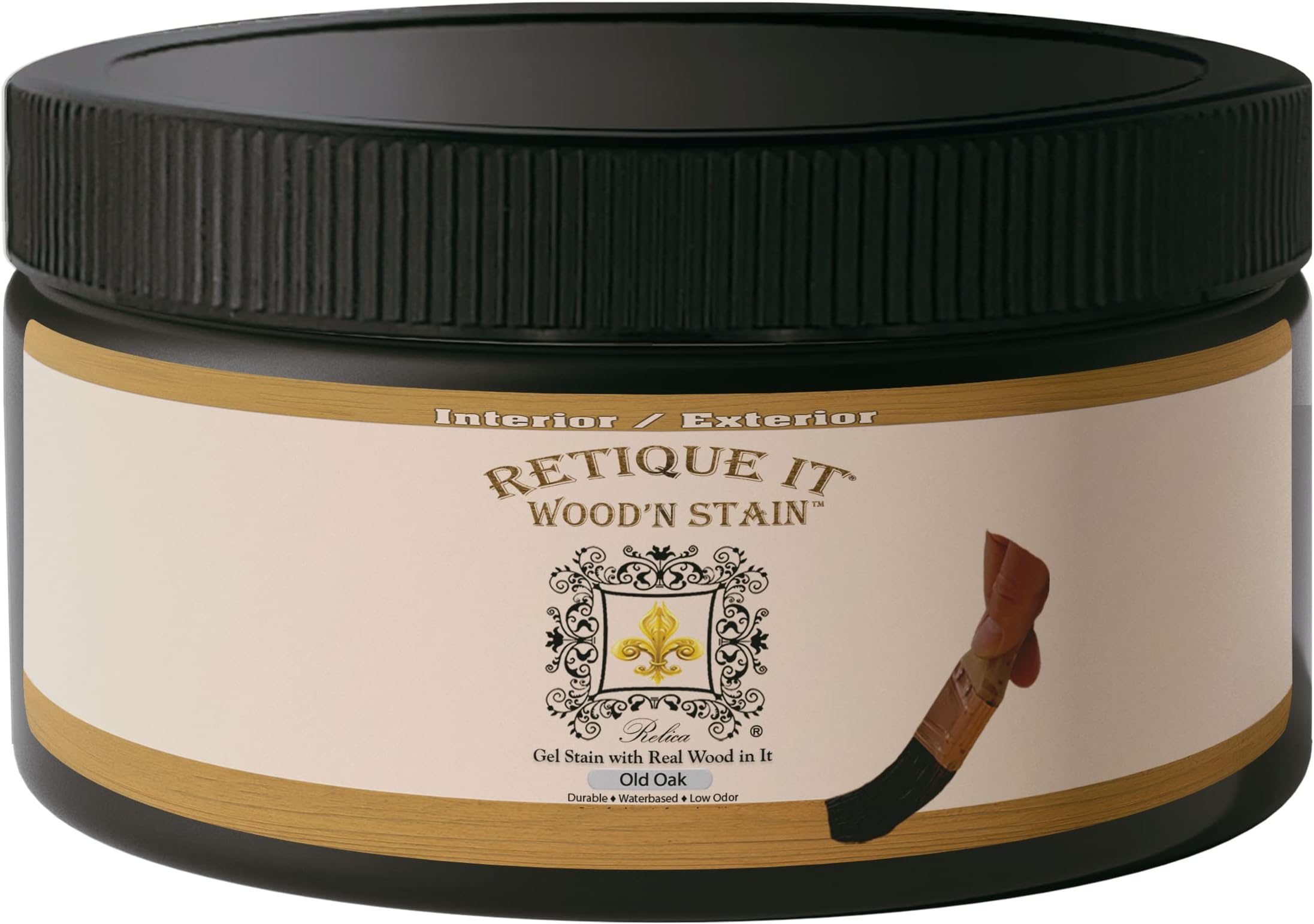 Retique It Wood'n Stain - Gel Stain with Liquid Wood (8 oz, 28 Old Oak)