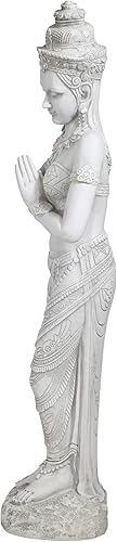 Miniatura 4 de Design Toscano KY1459 Teppanom Thai Beautiful Being Objeto Decorativo, Mediano, Piedra Antigua
