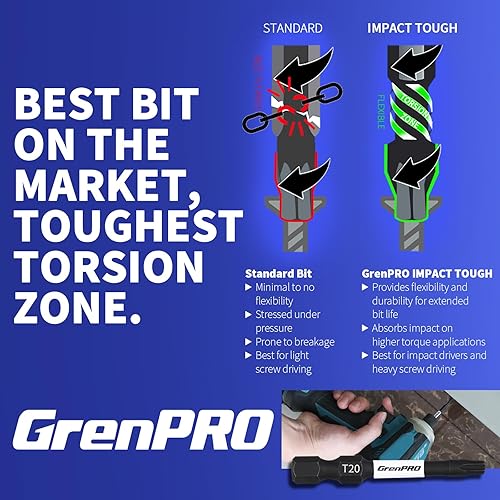 Miniatura 9 de Brocas de atornillado PH2-2IN+3.5IN+6IN 3pcs Magnetic Phillips #2 Brocas de inserción S2 Acero Antideslizante Largo Destornillador Brocas de