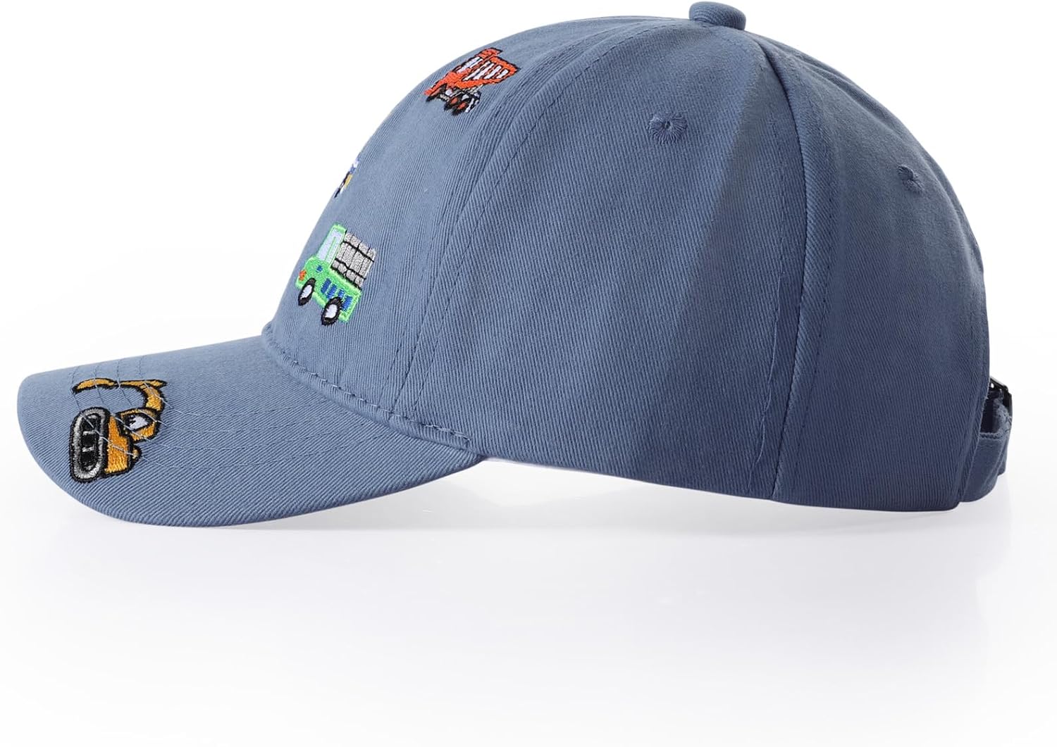 Embroidered Baseball Caps for Boys Girls, Toddler Baseball Hat Adjustable Vintage Excavator Trucker Hats, Age 3-8 - Image 3