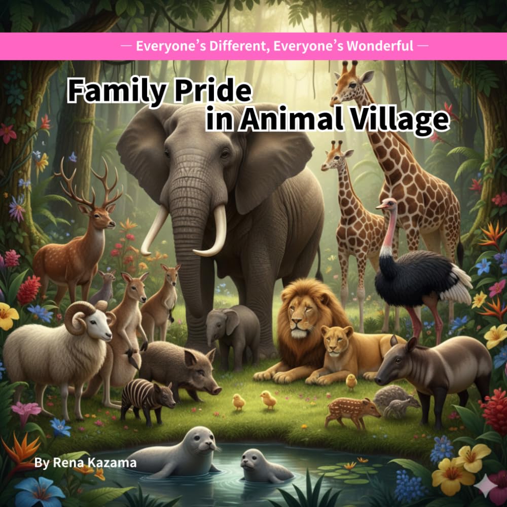 Family Pride in Animal Village: Everyone's Different., Everyone's Wonderful (Kind Hearts Grow Picture Book Series)