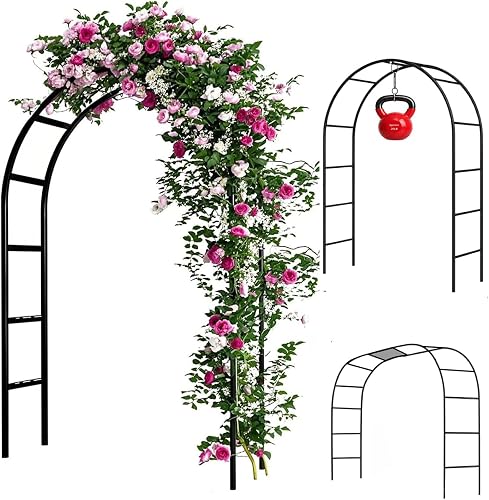 Adorox Arche en métal de 2,5 m (Assemblage bidirectionnel) pour Mariage, Jardin,