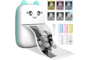 Mini Impresora Portátil para Fotos, Peripage Portátil Mini Impresora Inalámbrica para iPhone...