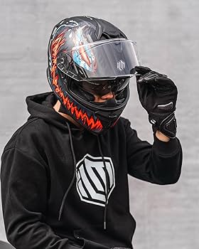 Amazon.com: ILM Motorcycle Helmets DOT ECE Dual Visor Street