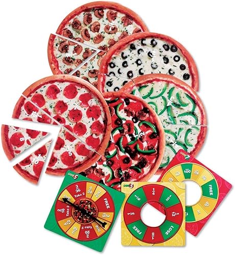 Learning Resources Pizza Fraction Fun Jr Game