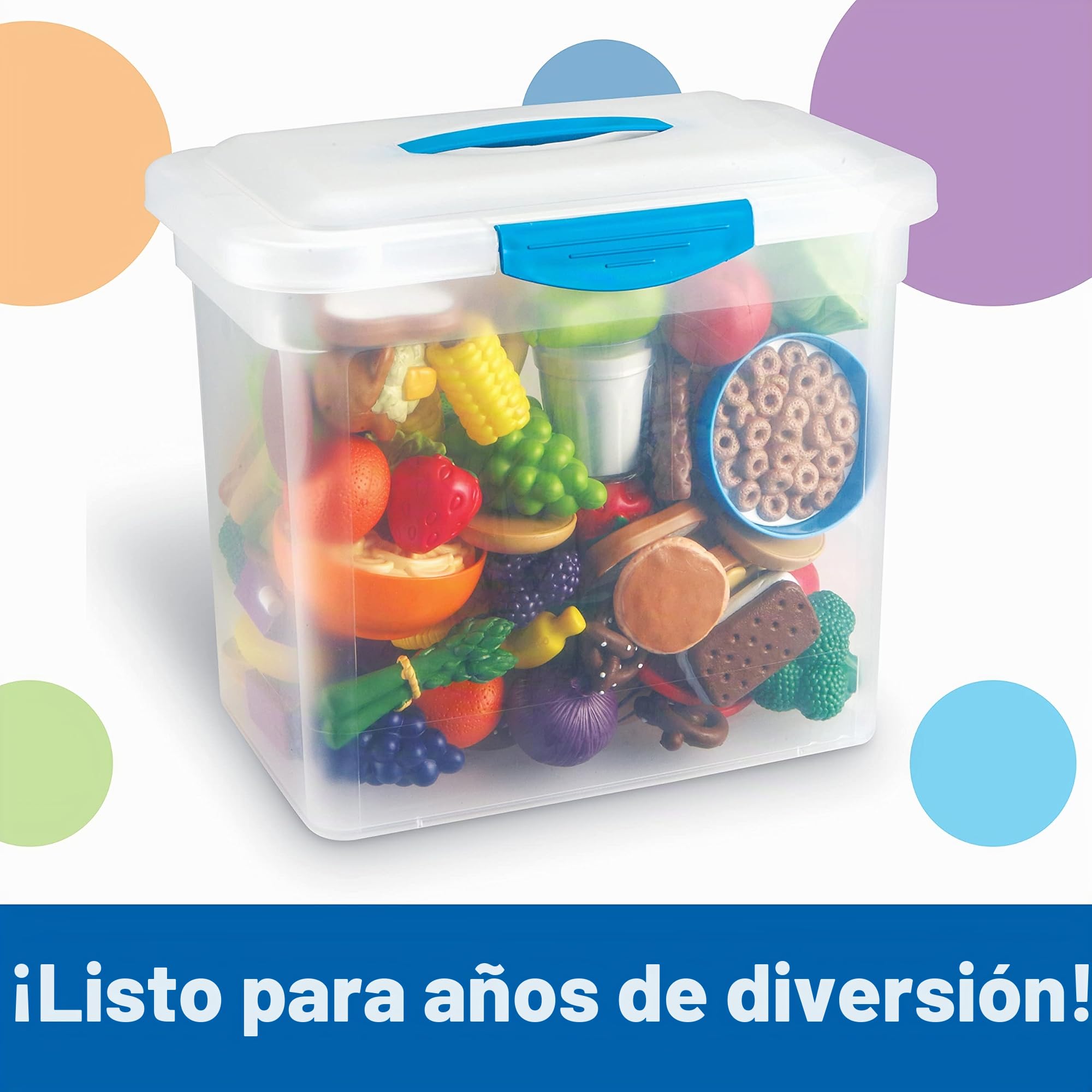 Learning Resources Set de Comida de Juguete para el Aula New Sprouts