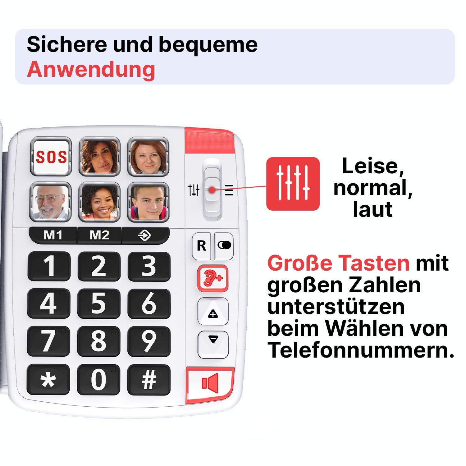 Alcatel Swissvoice Xtra 1110・Telefon mit Schnur・weiß (ATL1418644)