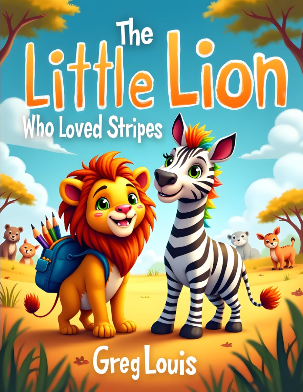 The Little Lion Who Loved Stripes