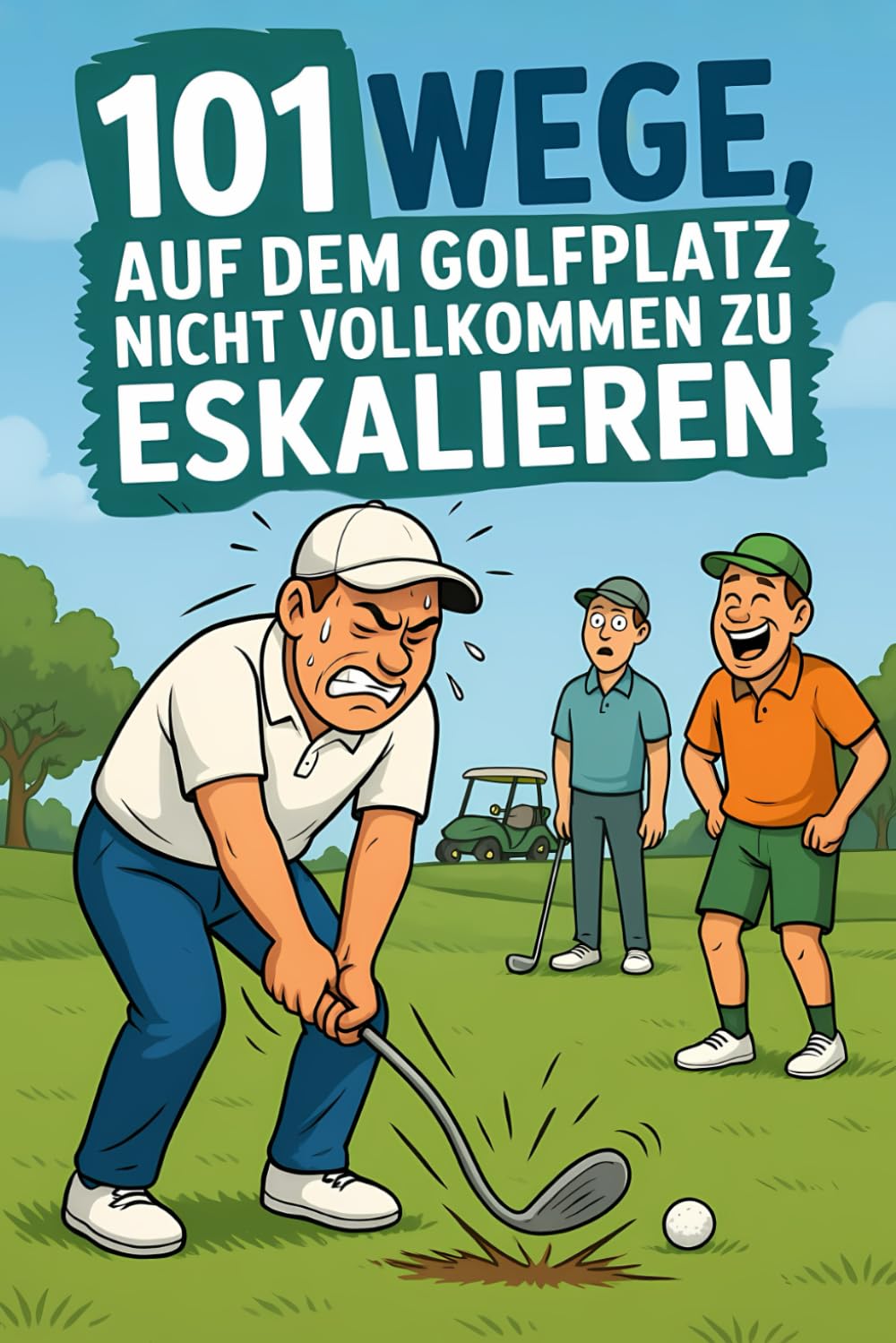 101 Wege, auf dem Golfplatz nicht vollkommen zu eskalieren: Das lustige Geschenkbuch für Golfer, die kurz vorm Nervenzusammenbruch stehen – und trotzdem behaupten, sie hätten Spaß