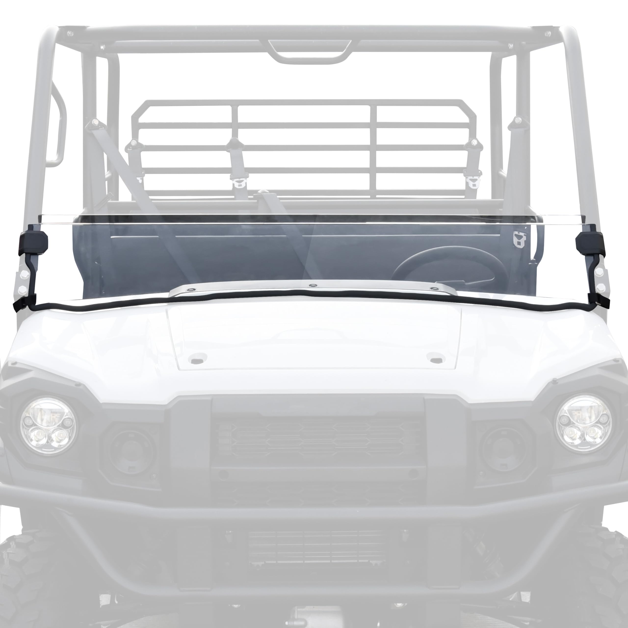 fruucky様 Amazon.com: POKIAUTO Front Half Windshield for Kawasaki Mule