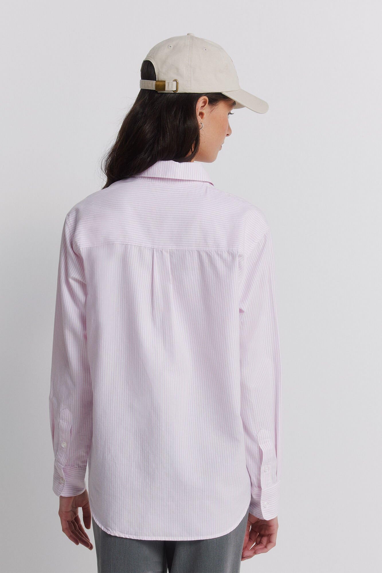 Springfield L/S Oxford Oversized Blouse Shirt Mujer
