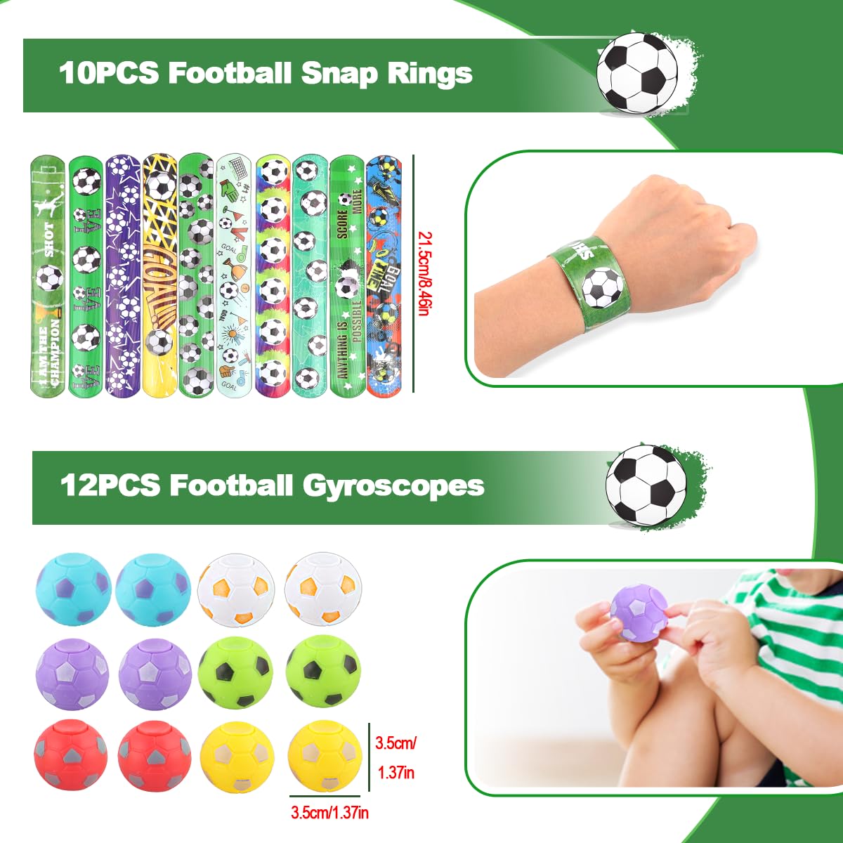 Kit 138 Pièces Fête Football - Sifflets, Bracelets, Médailles, Porte-Clés - Cadeau Anniversaire Garçon