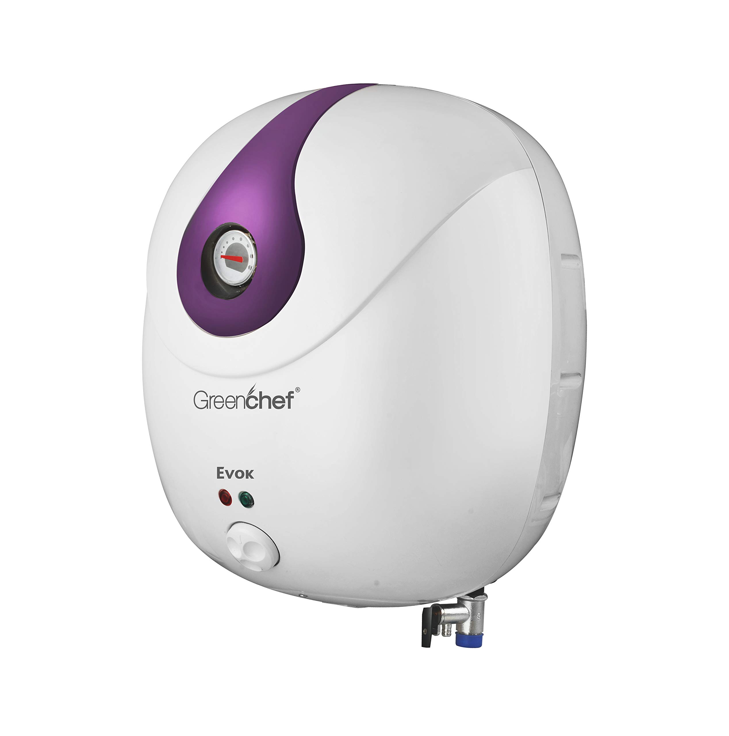 Buy Greenchef Evok Electric Water Geyser (White u0026 Purple) (15L) Online at  Low Prices in India - Amazon.in