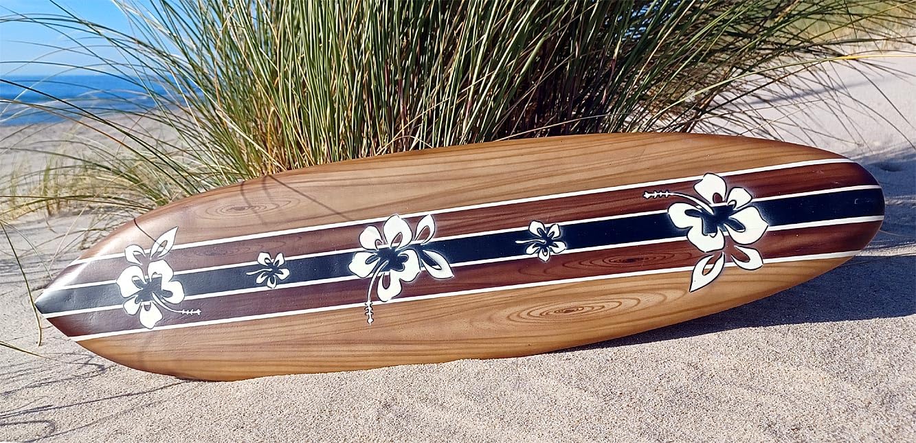 Deko Holz Surfboard 80 cm lang Airbrush Design Surfing Surfen Wellenreiten Surf /FBA_1863a