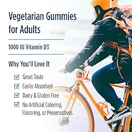 Nordic Naturals Pro Vitamin D3 Gummies, Wild Berry - 60 Gummies - 1000 IU Vitamin D3 - Great Taste - Healthy Bones, Mood & Immune System Function - Non-GMO - 60 Servings