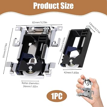 Sliding Door Wheels Sliding Wardrobe Door for Spacepro/iSpace 17-4264X-000