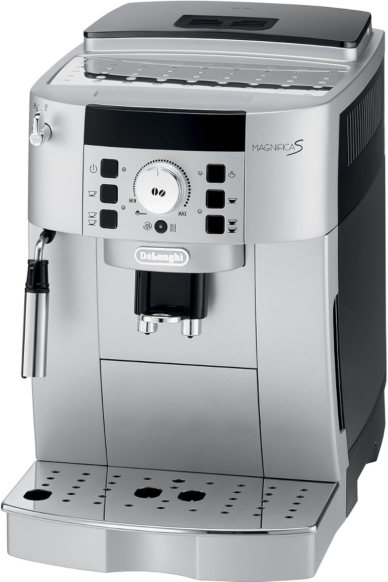 Delonghi ECAM23120SB Magnifica S Express Cafetera espresso súper automática, plateada