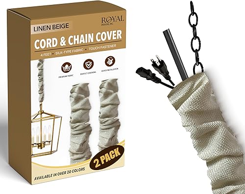 Vista 39 de Royal Designs, Inc - Funda para cadena y cordón de tela con cierre táctil Dorado antiguo