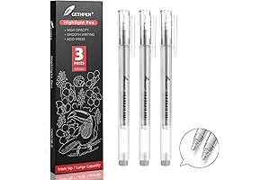3-Pack Silver Gel Pens for Black Paper by Rotring: Your Gateway to Shimmering Artistic Expressions