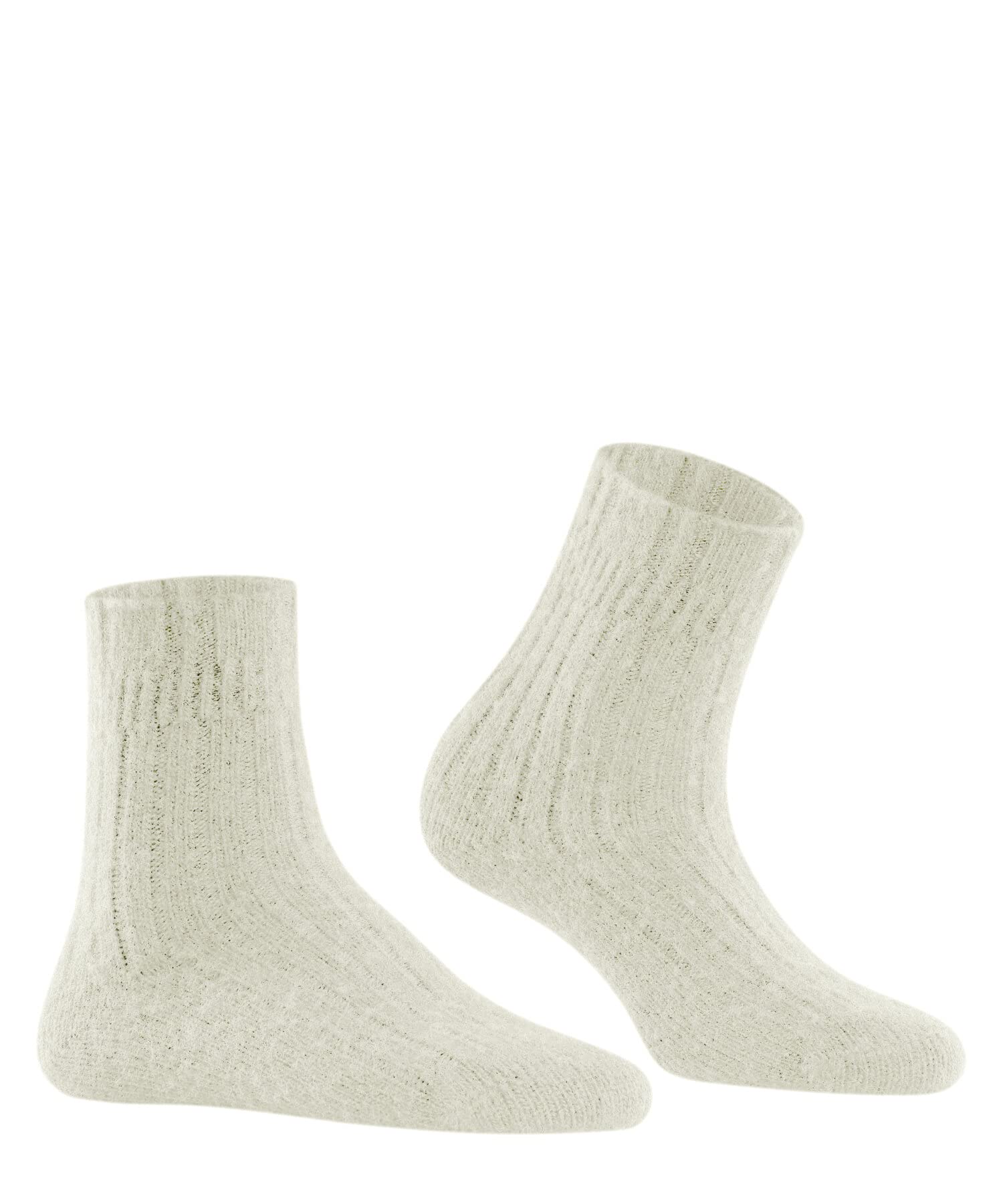 FALKE Kobiety Skarpety Bedsock Rib W Hp Wełna ciepłe miękkie 1 Para, Biały Off-White 2049, 35-38