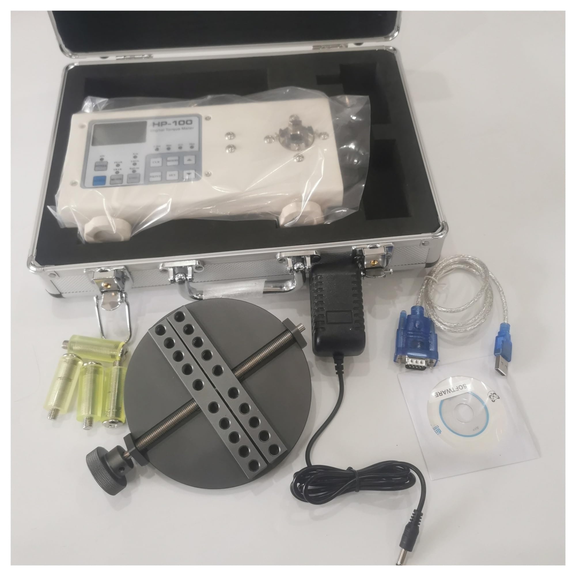 Gqnblvhzupdm With Software Digital Torque Meter Digital Bottle Cap Torque Tester Meter 100Kgf.cm/10N.m(With Software)