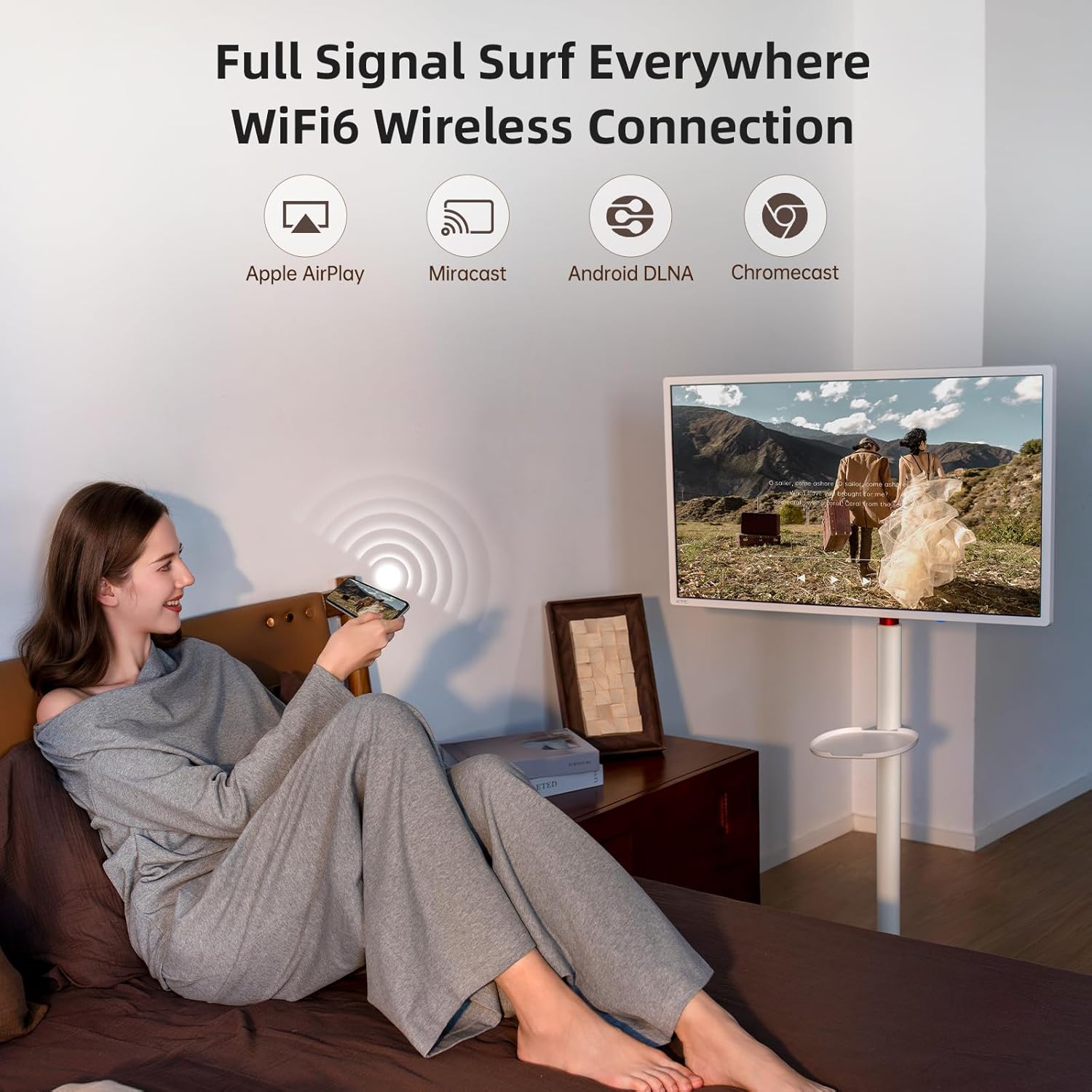 VEZZER チューナーレス テレビ 32型 ハイビジョン Google TV