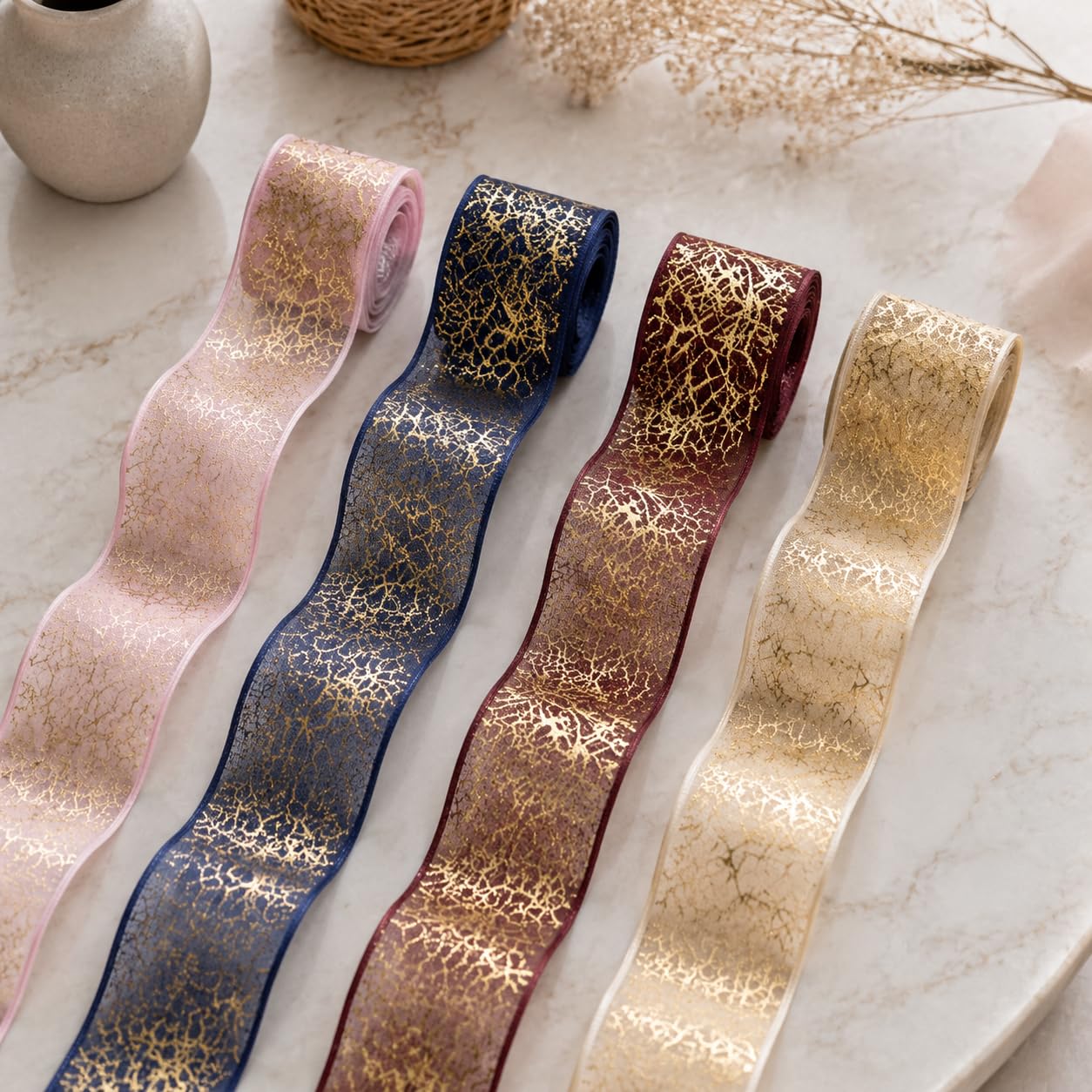 Satinband auf Rolle, Polyester