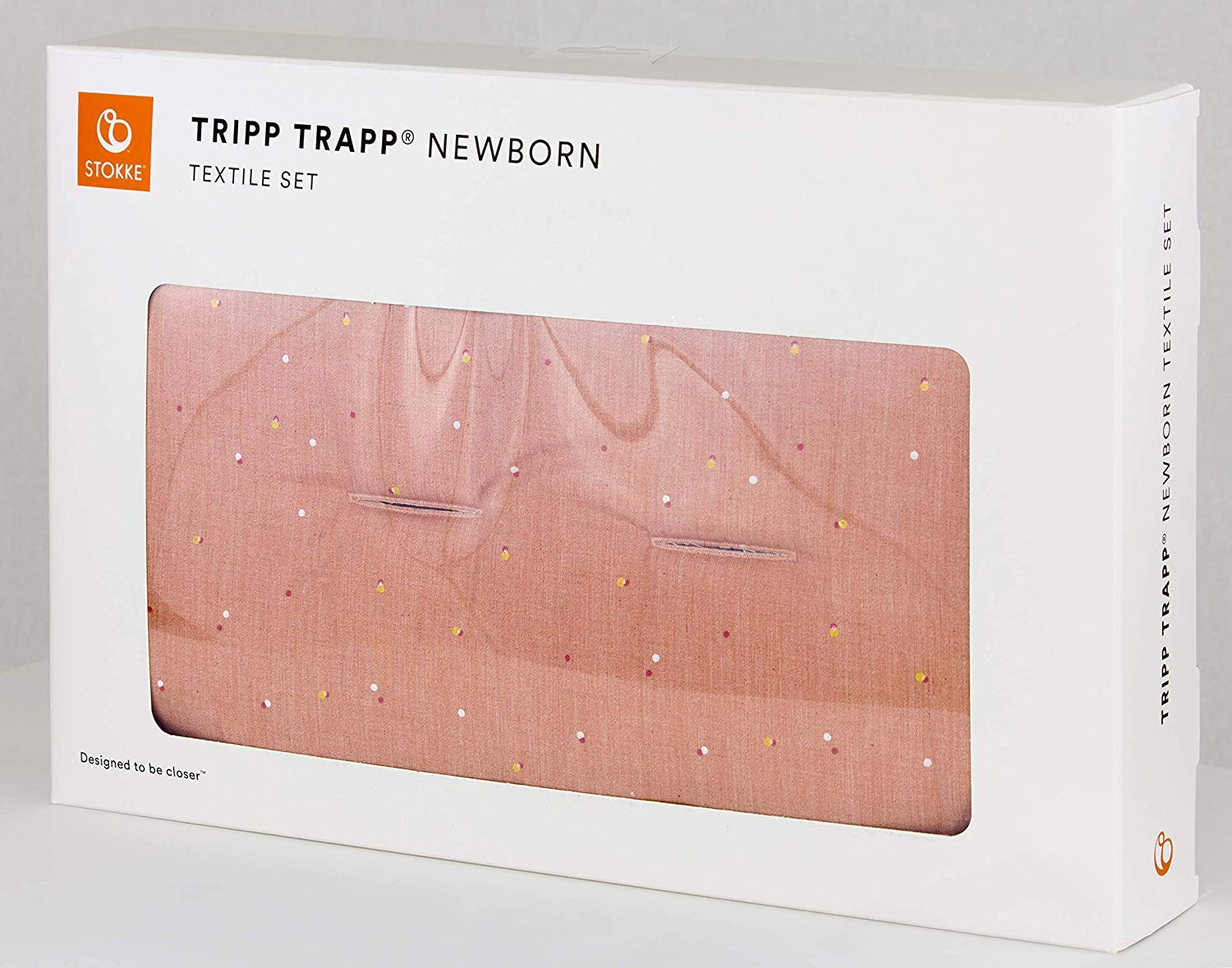 Stokke - Set di tessuti Stokke ® per amaca Newborn per seggiolone Tripp Trapp Coral Confetti