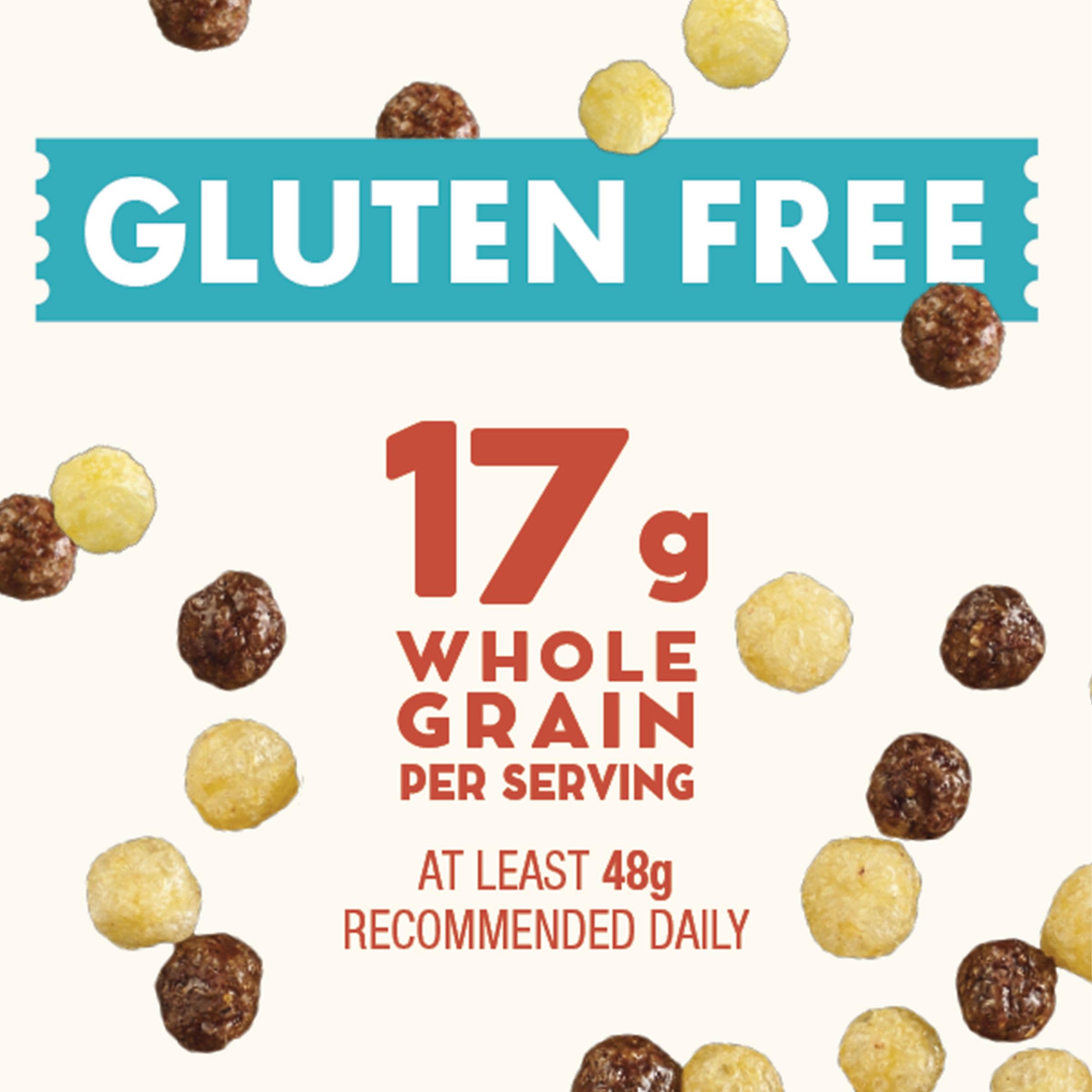 Cascadian Farm Organic Mini Cookies 'n' Crème, Gluten Free Cereal, Made with Whole Grain, Non-GMO, 10.7 oz