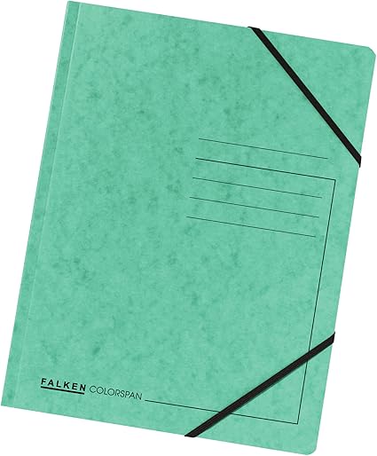Original Falken PureBox Pastell. Made in Germany. 100 mm hoch DIN A5 grün. Aufbewahrungsbox mit Deckel aus stabilem Karton Vegan Geschenkbox Transportbox Schachtel Allzweckbox