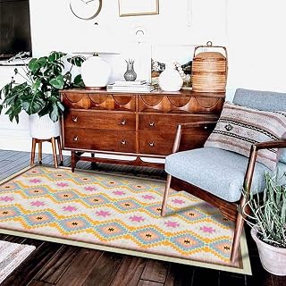 Alfombra larga para pasillos, 60 x 180 cm, color amarillo claro, tapete antideslizante para cocina, alfombrillas para baño o estaciones de trabajo
