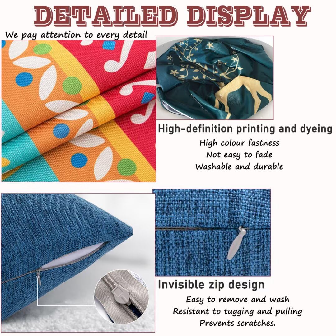 Federe Cuscini Divano 40x40cm Set di 4 Fodere Cuscini in Lino, Copri Cuscini per Divano Lavender Camera da Letto Divano, Copricuscino Divano Cuscini Decorativi Casa, Camera da Letto, Arredo Sedia