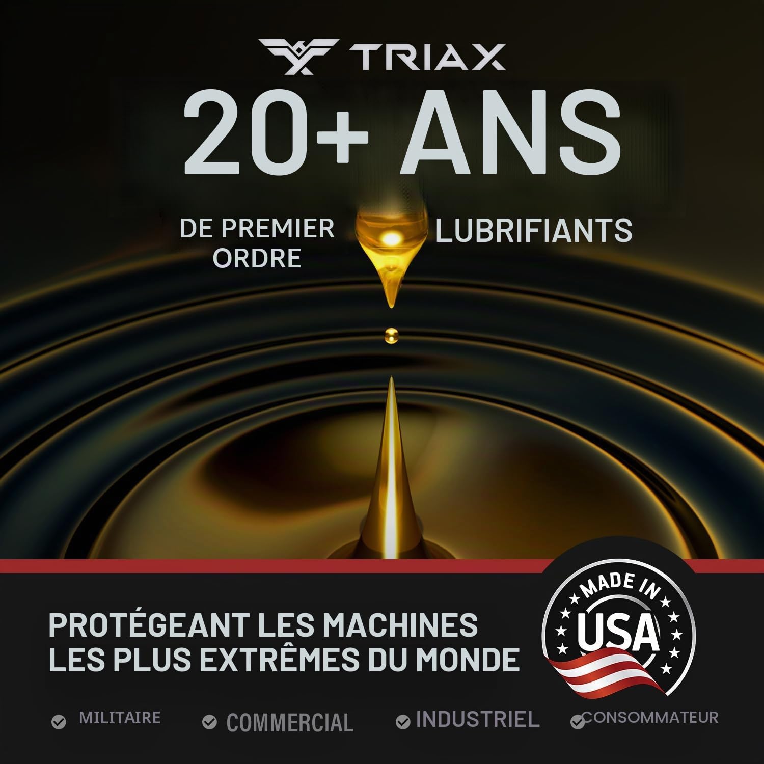 TRIAX ATF 689 Full Synthetic – Pour Boîtes Automatiques ZF 6HP 8HP 9HP – Compatible avec Jeep Chrysler Dodge RAM Audi BMW Land Rover Mercedes Benz Porsche et Plus – 946 ml