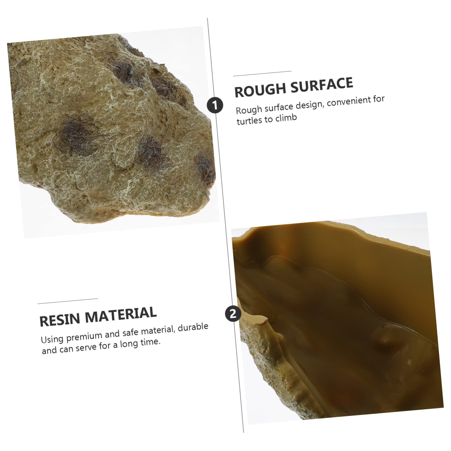 POPETPOP Terrario Decorativo para Reptiles Refugio para Tortugas Cueva para Lagartos y Escondite para Animales Accesorio De Hábitat Natural para Decorar Acuarios y Terrarios