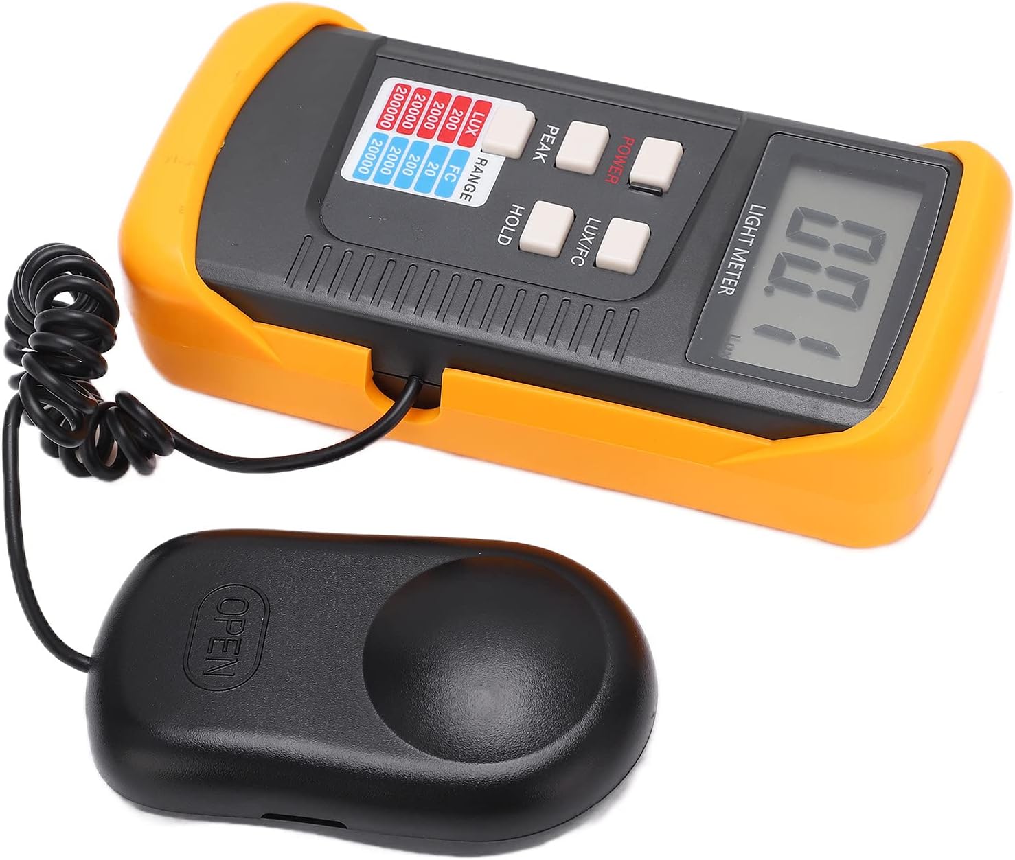 Photometer Digital illuminance meter LX1330B Handheld Illuminance Meter Digital Light Meter Photometer 0.1 Lx~200000Lx