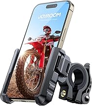 JOYROOM 2025 Motorcycle Phone Holder, [Good Grip Shock] Universal Bike Phone Holder for iPhone 16/15/14 Pro Max, Samsung S24/S23 Ultra (4.7-7 Inch Smartphone)
