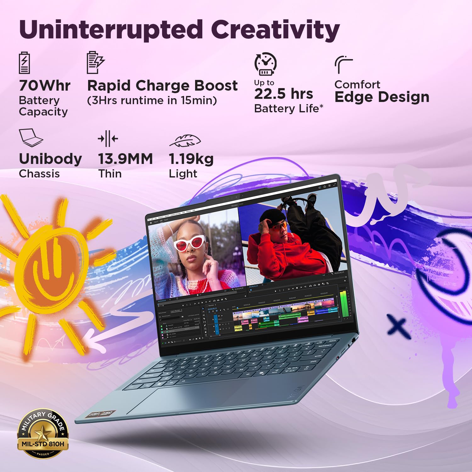 Lenovo Yoga Slim 7 AMD Ryzen AI 7 350 (32GB RAM/1TB SSD/14 (35,5