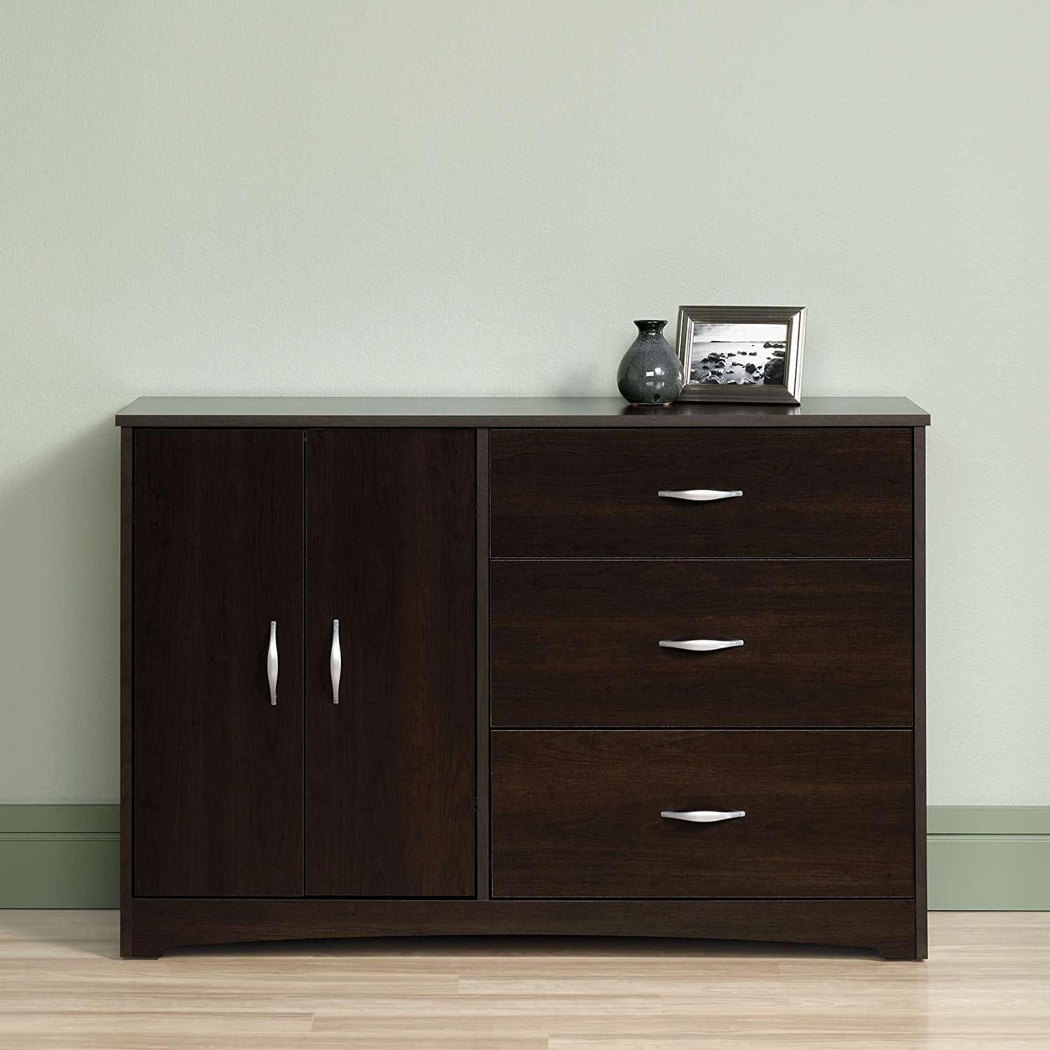 Sauder Beginnings Dresser, Cinnamon Cherry