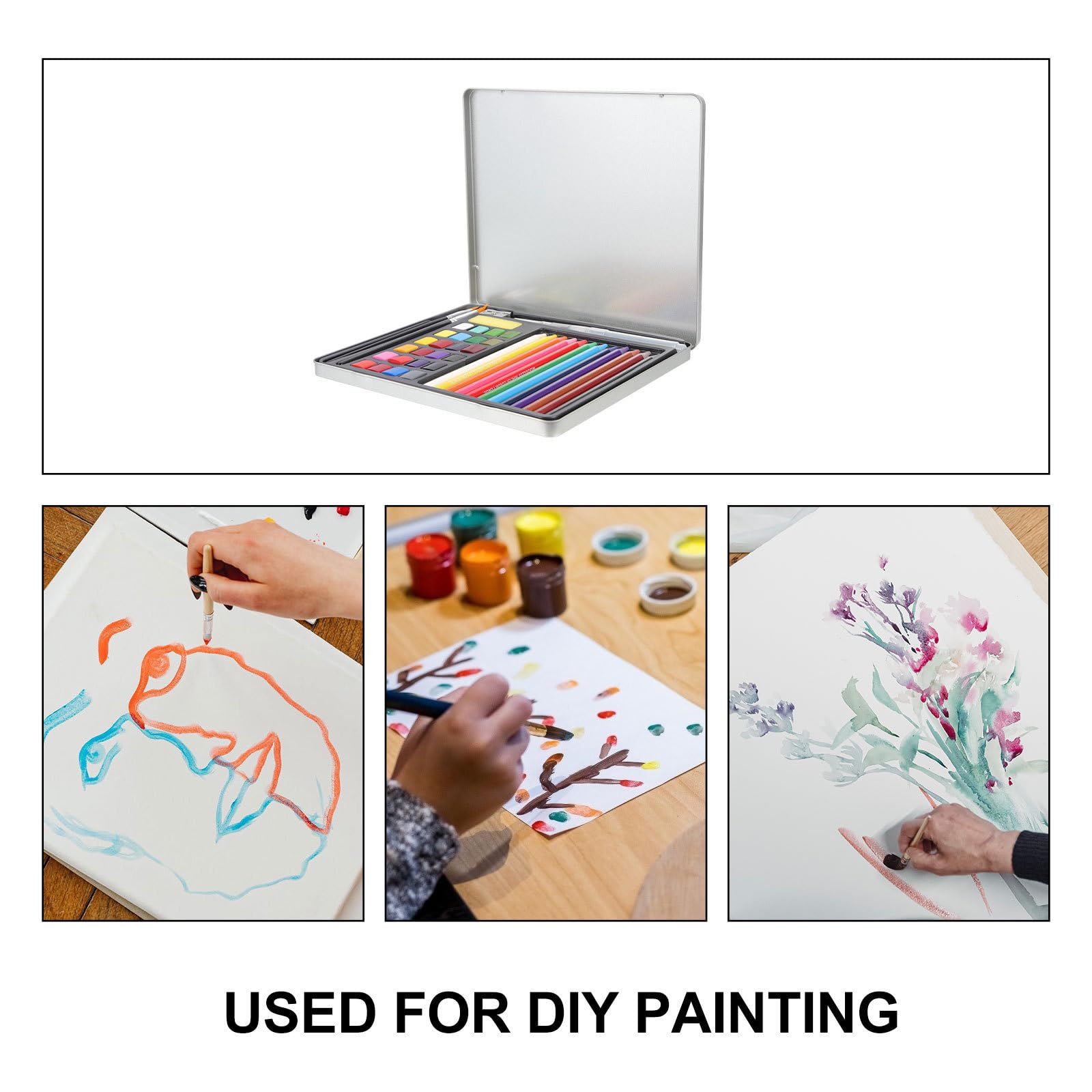 Juego de Acuarelas para Creadores y Artistas, Portátil
